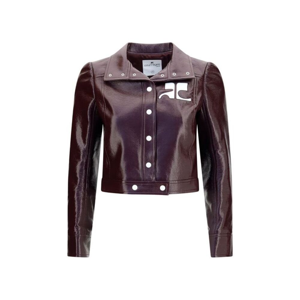 Courrèges Bordeaux Cotton Women's Jacket